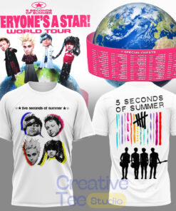 5 Seconds of Summer Everyone’s a Star Tour 2026 T-Shirt