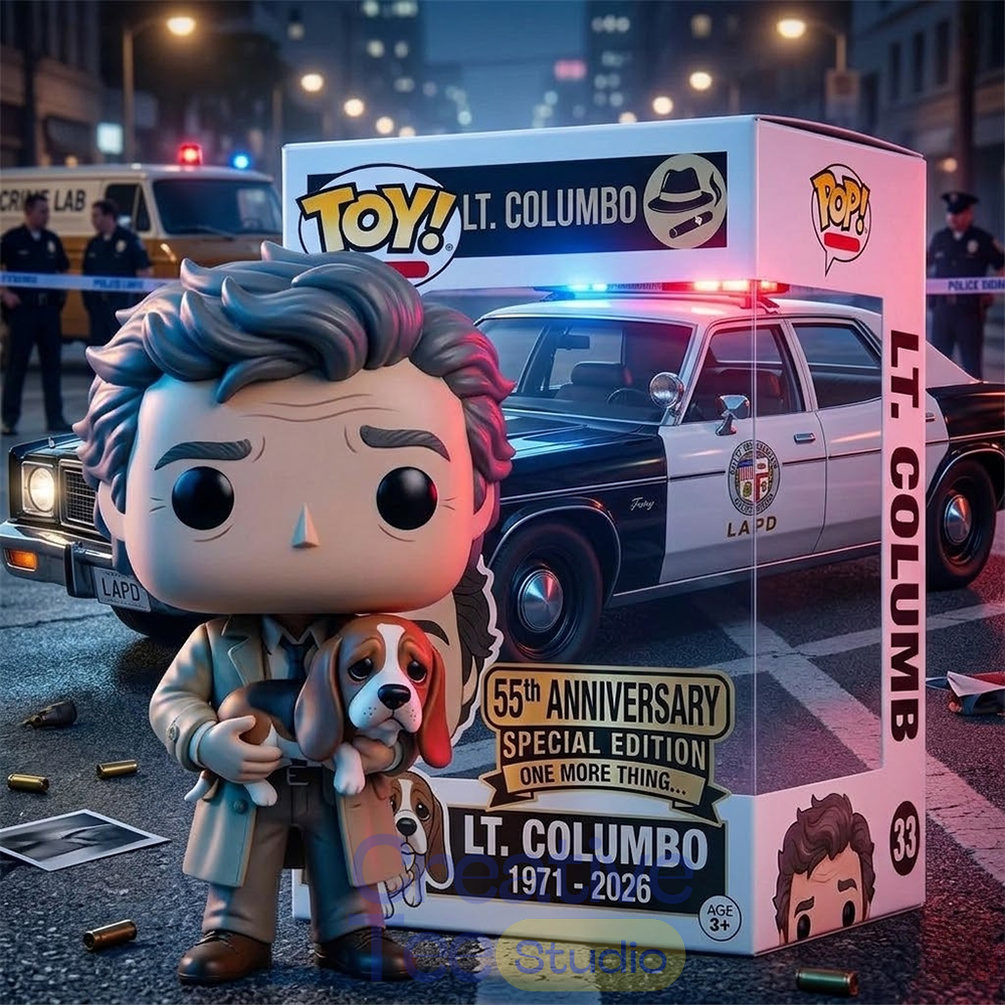 55th Anniversary LT. Columbo Special Collectible Pop Figure 55th Anniversary LT. Columbo Special Collectible Pop Figure