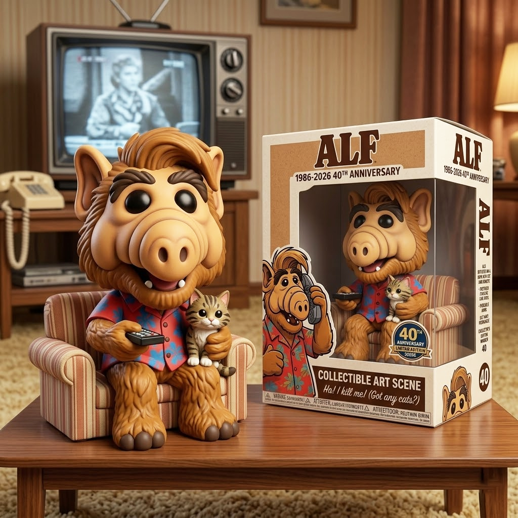 ALF 40th Anniversary Collectible Pop Figure ALF 40th Anniversary Collectible Pop Figure