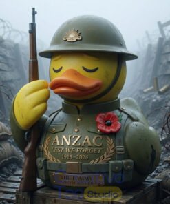 ANZAC Day 2026 Remembrance Tribute Resin Duck ANZAC Day 2026 Remembrance Tribute Resin Duck