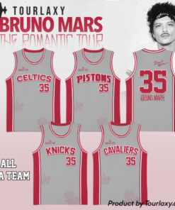 Basketball All Teams x Bruno Mars The Romantic Tour Basketball Jersey