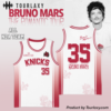 Basketball All Teams x Bruno Mars The Romantic Tour Basketball Jersey
