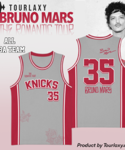 Basketball All Teams x Bruno Mars The Romantic Tour Basketball Jersey