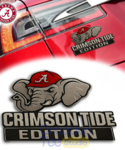 Alabama Crimson Tide Custom Car Name Badge
