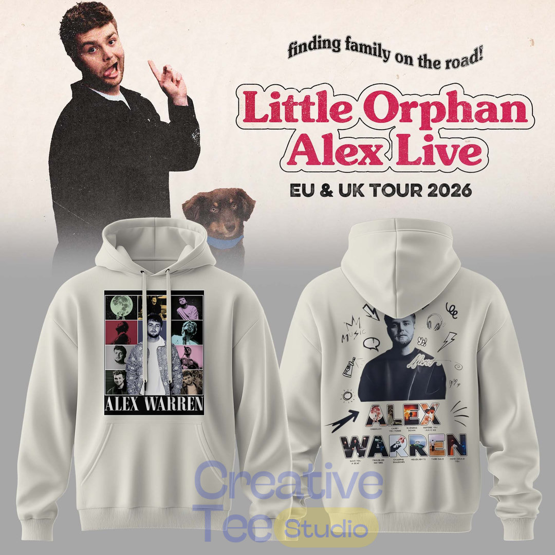 Alex Warren: Little Orphan Alex Live 2026 Tour Special Hoodie Alex Warren: Little Orphan Alex Live 2026 Tour Special Hoodie