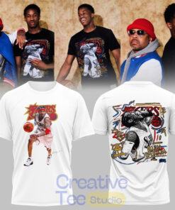 Allen Iverson Philadelphia 76ers Black Chalked Up T-Shirt