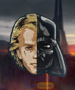 Anakin/Vader Embroidered Iron-On Patch