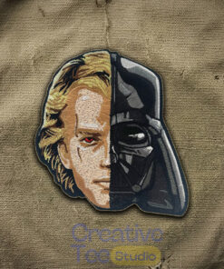 Anakin/Vader Embroidered Iron-On Patch