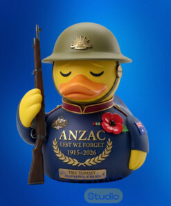 Anzac Day 2026 The Tommy Anonymous Hero Rubber Duck
