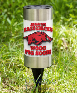 Arkansas Razorbacks Waterproof Solar Garden Light Arkansas Razorbacks Waterproof Solar Garden Light