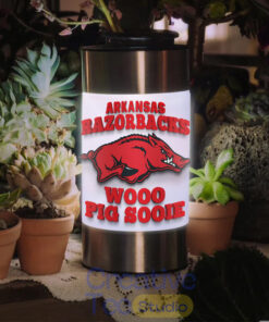 Arkansas Razorbacks Waterproof Solar Garden Light
