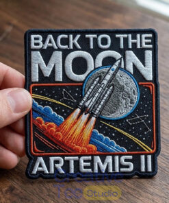 Artemis II Back to the Moon Iron-On Patch
