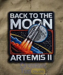 Artemis II Back to the Moon Iron-On Patch