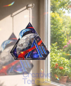 Artemis II Tribute Suncatcher Home Decor
