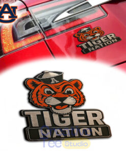 Auburn Tigers Custom Car Name Badge