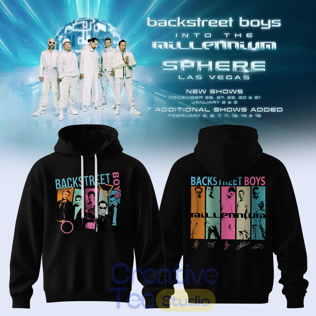 Backstreet Boys: Into The Millennium – Live in Sphere Special Hoodie Backstreet Boys: Into The Millennium – Live in Sphere Special Hoodie