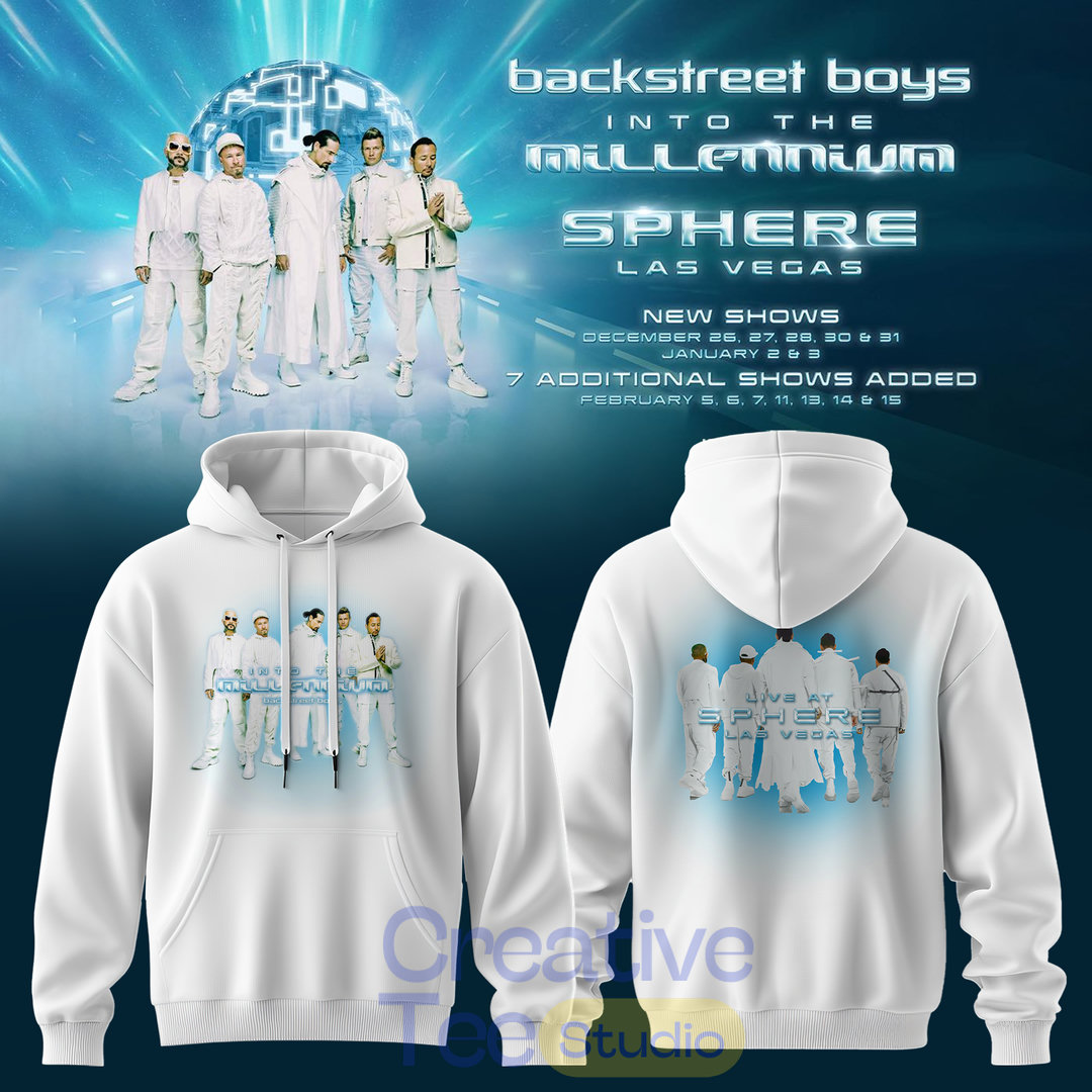 Backstreet Boys: Into The Millennium – Live in Sphere Special Hoodie Backstreet Boys: Into The Millennium – Live in Sphere Special Hoodie