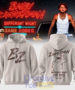 Bailey Zimmerman Different Night Same Rodeo Tour Hoodie Bailey Zimmerman Different Night Same Rodeo Tour Hoodie