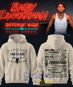 Bailey Zimmerman: Different Night Same Rodeo Tour 2026 Special Hoodie