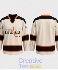 Baltimore Orioles x Ledo Pizza Big Game Party Hockey Jersey Baltimore Orioles x Ledo Pizza Big Game Party Hockey Jersey