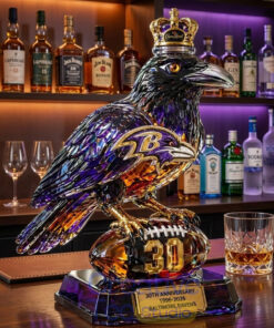 Baltimore Ravens 30th Anniversary Black Rum Collector’s Edition Whiskey Bottle Baltimore Ravens 30th Anniversary Black Rum Collector’s Edition Whiskey Bottle