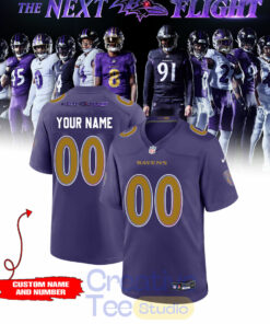 Baltimore Ravens “The Next Flight” Football Jersey
