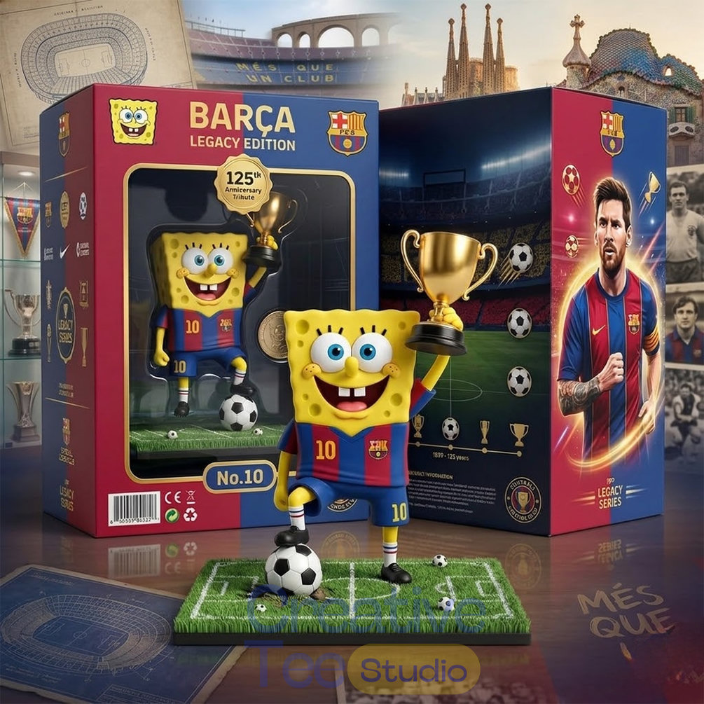Barcelona Spongebob Legacy Edition Lionel Messi Pop Figure Barcelona Spongebob Legacy Edition Lionel Messi Pop Figure