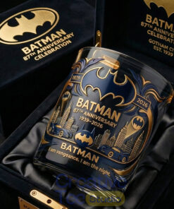 Batman 87th Anniversary Whiskey Glass – Gotham Legacy Edition