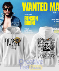 Benson Boone: Wanted Man Tour 2026 Hoodie Benson Boone: Wanted Man Tour 2026 Hoodie