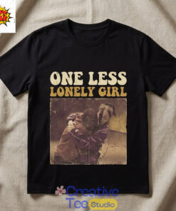 Billie Eilish Justin Bieber One Less Lonely Girl Vintage T-Shirt 2026