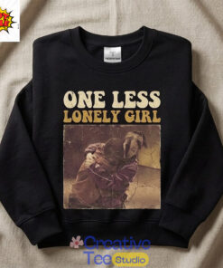 Billie Eilish Justin Bieber One Less Lonely Girl Vintage T-Shirt 2026