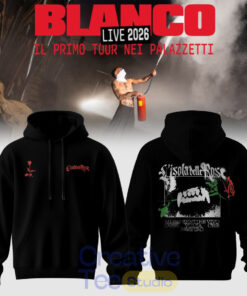 Blanco Island of Roses Tour Edition Black Tee Hoodie