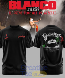 Blanco Island of Roses Tour Edition Black Tee Hoodie