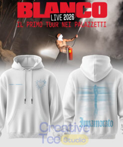 Blanco Nei Palazzetti Tour Edition White Tee Hoodie