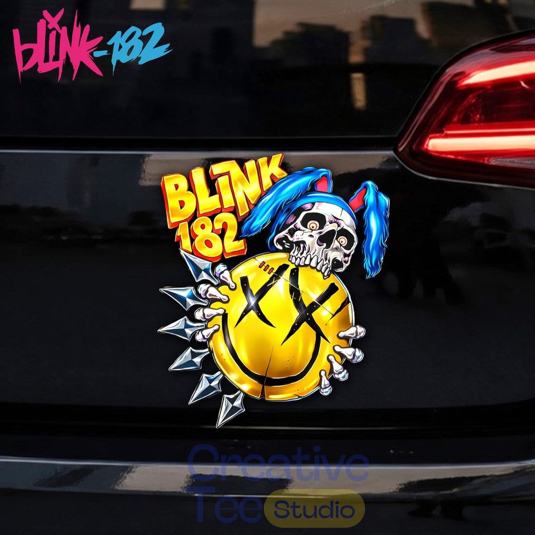 Blink-182 Premium 3D Car Name Badge Blink-182 Premium 3D Car Name Badge