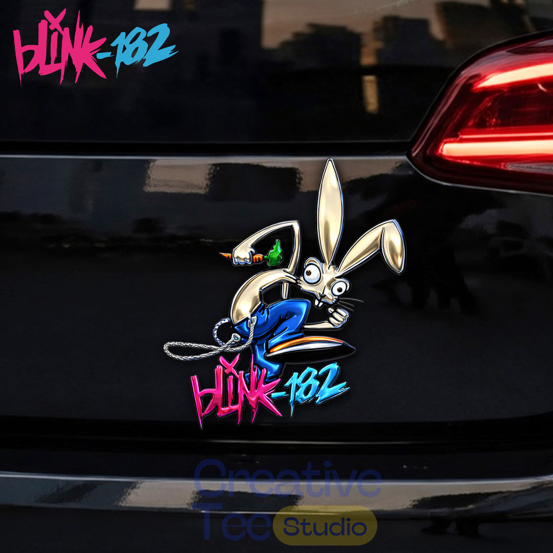 Blink-182 Premium 3D Car Name Badge Blink-182 Premium 3D Car Name Badge