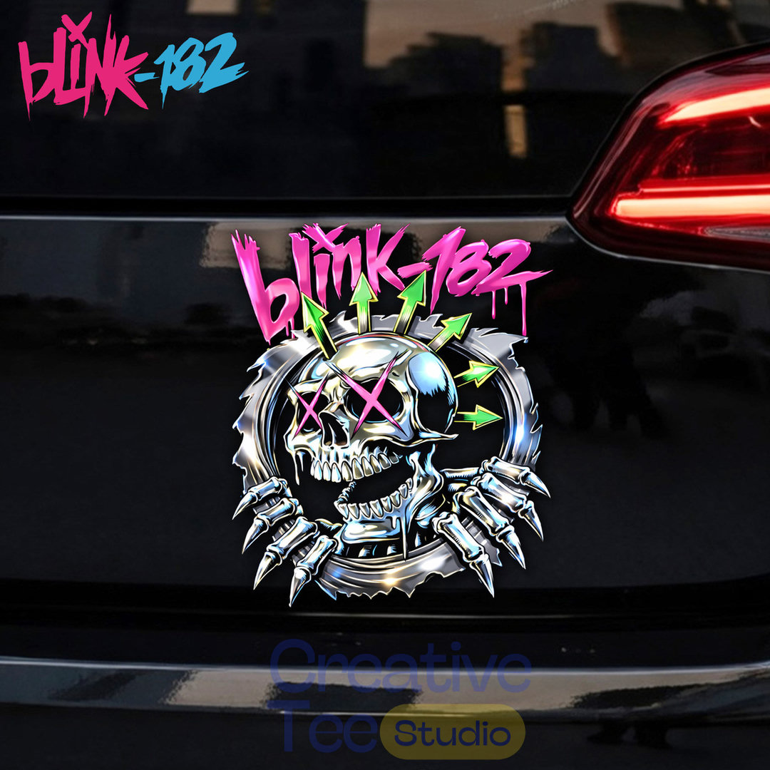 Blink-182 Premium 3D Car Name Badge Blink-182 Premium 3D Car Name Badge
