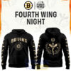 Boston Bruins Fourth Wings Night Limited Edition Hoodie