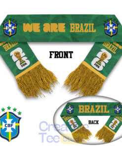 Brazil National Soccer Team WC26 Premium Scarf