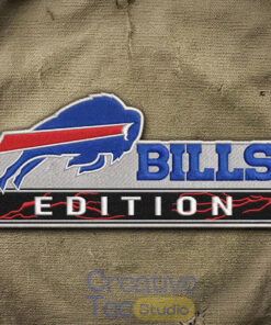 Buffalo Bills Edition Embroidered Iron-On Patch