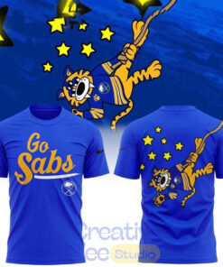 Buffalo Sabres Blue Gold Go Sabs Tee