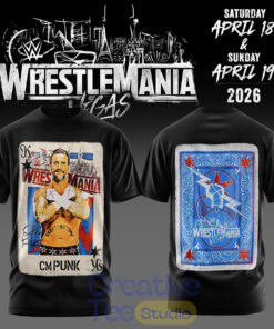 CM Punk WWE Wrestlemania 42 Vegas Special T-Shirt