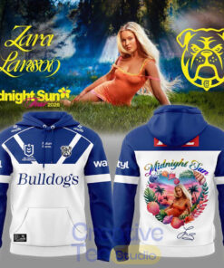 Canterbury-Bankstown Bulldogs x Zara Larsson’s Midnight Sun Tour 2026 Hoodie
