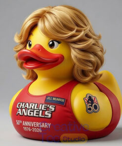 Charlie’s Angels Jill Munroe 50th Anniversary Collectible Duck Charlie’s Angels Jill Munroe 50th Anniversary Collectible Duck