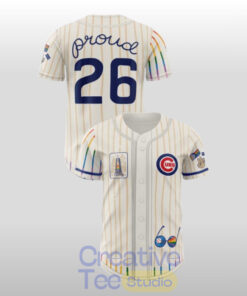 Chicago Cubs Pride Rainbow Pylons Boystown Baseball Jersey 2026