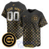 Chicago Cubs x LV Luxury Custom Baseball Jersey 4.jpg