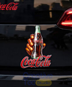 Coca-Cola Premium 3D Car Name Badge