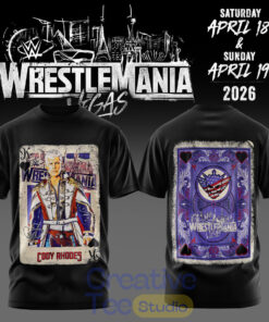 Cody Rhodes WWE Wrestlemania 42 Vegas Special T-Shirt
