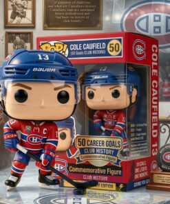 Cole Caufield 50 Goals Club Record Montreal Canadiens Pop Figure