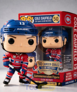 Cole Caufield 50 Goals Club Record Montreal Canadiens Pop Figure